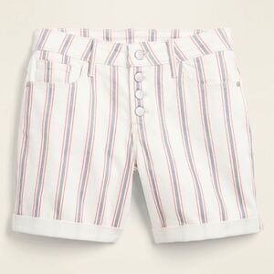 Old Navy | Mid Rise Stripe Jean Short